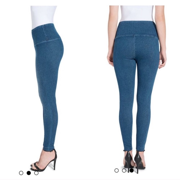 Lysse Pants - LYSSE • Medium Wash Hi Rise Denim Leggings Sz XL